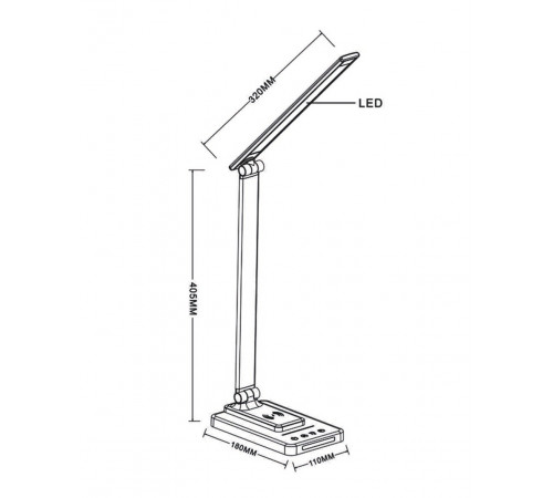 Настольная лампа Arte Lamp William A5122LT-1WH