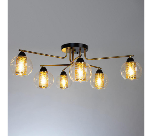 Потолочная люстра Arte Lamp Manchester A7045PL-6BK