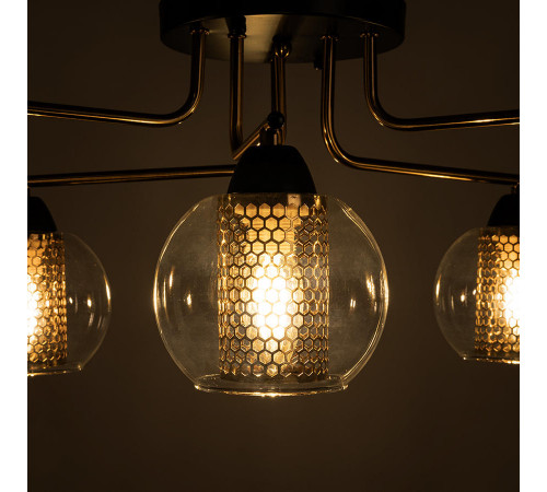 Потолочная люстра Arte Lamp Manchester A7045PL-6BK