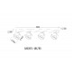 Спот Arte Lamp Amaks A8028PL-4WH