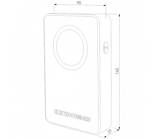 Дверной звонок Elektrostandard DBQ27 4690389175626