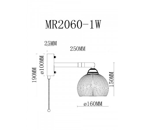 Спот MyFar Natalie MR2060-1W