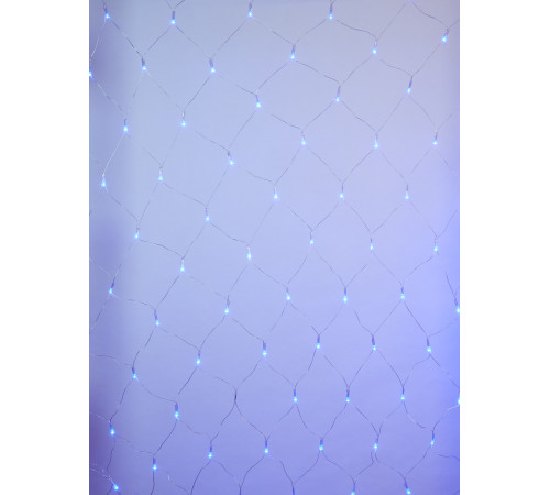Светодиодная сетка (07938) Uniel 220V синий ULD-N2520-240/DTA BLUE IP20