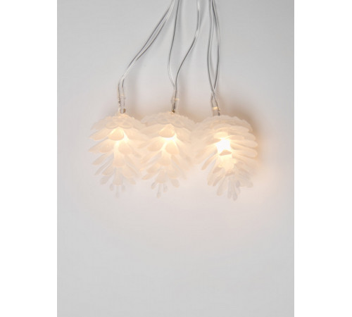 Светодиодная гирлянда (09582) Uniel шишки 220V белый ULD-S0280-020/DTA Warm White IP20 PINE CONES