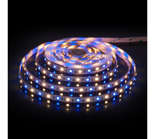 Светодиодная лента Elektrostandard 24V 14,4W 60Led 5050+5050 IP20 MIX RGB/теплый белый, 5м 4690389172250