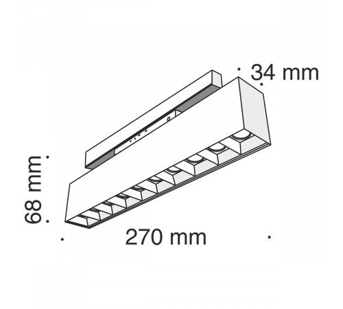 Трековый светильник Maytoni Track lamps TR014-2-20W3K-B
