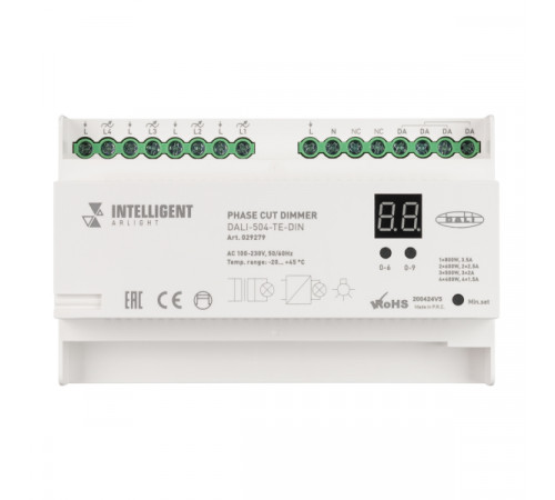 Диммер Arlight DALI-504-TE-DIN 230V 4x2A 029279
