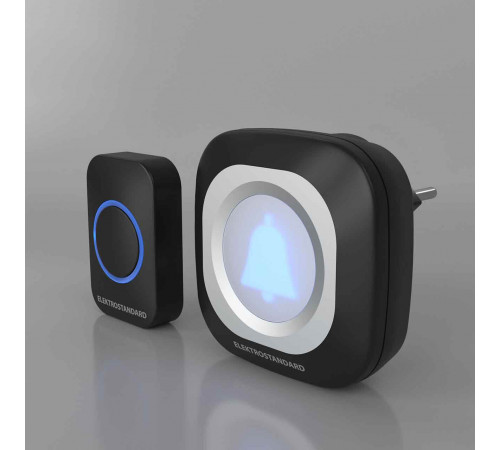 Звонок беспроводной Elektrostandard DBQ25M WL 36M IP44 чёрный 4690389146893