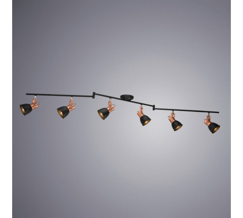 Трековая система Arte Lamp A1677PL-6BK