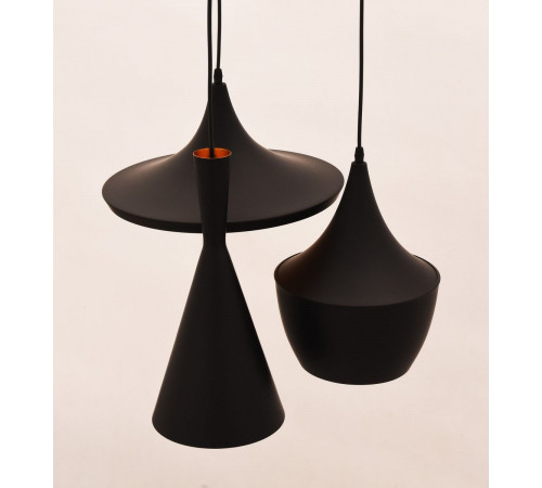 Подвесная люстра Lumina Deco Foggi LDP 7712-3 BK