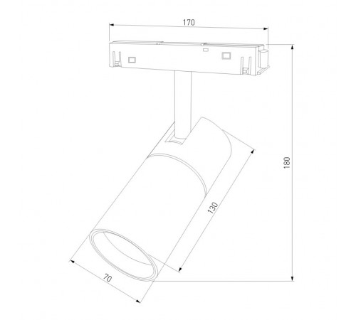 Трековый светильник Elektrostandard Slim Magnetic 4690389178894