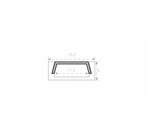 Алюминиевый профиль SWG SF-1506-BL 020193