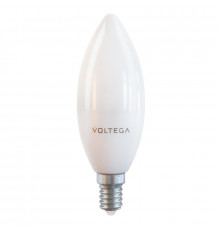 Лампа светодиодная Voltega E14 10W 4000К матовая VG2-C37E14warm10W 7065