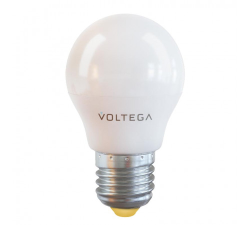 Лампа светодиодная Voltega E27 7W 2800К матовая VG2-G45E27warm7W 7052