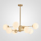 Люстра на штанге ImperiumLoft Roundi Brass 305756-23