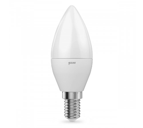 Лампа светодиодная диммируемая Gauss E14 7W 4100K матовая 103101207-S