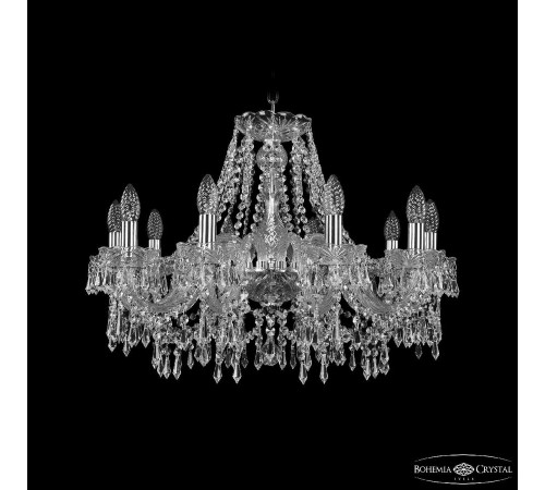 Подвесная люстра Bohemia Ivele Crystal 1403/10/240 Ni