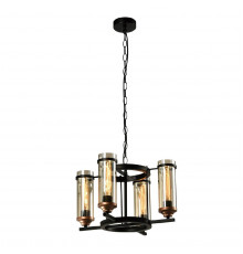Подвесная люстра IMEX Temple MD.20541-4-P-BK+AB