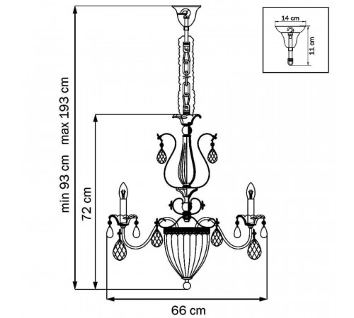 Подвесная люстра Lightstar Schon 790112