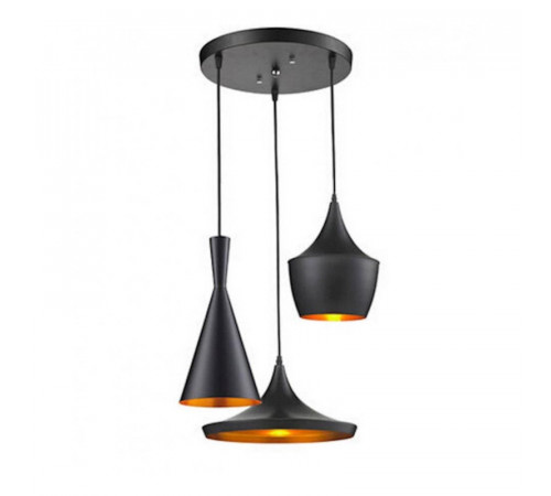 Подвесная люстра Lumina Deco Foggi LDP 7712-3 BK