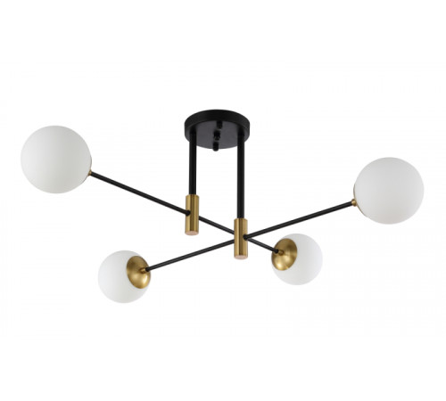 Потолочная люстра Crystal Lux Fidel FIDEL PL4 BLACK