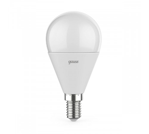 Лампа светодиодная диммируемая Gauss E14 7W 3000K матовая 105101107-D
