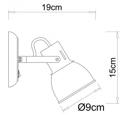 Спот Arte Lamp Jovi A1677AP-1GO