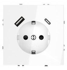 Розетка с USB, A+C Voltum S70 VLS040501