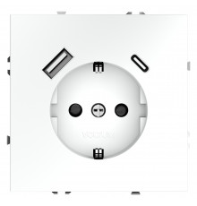 Розетка с USB, A+C Voltum S70 VLS040502