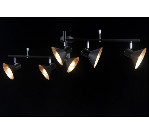 Спот Natali Kovaltseva LOFT LUX 81056-6C MATT BLACK
