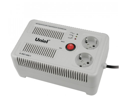 Стабилизатор напряжения (UL-00003602) Uniel 500ВА U-RST-500/1