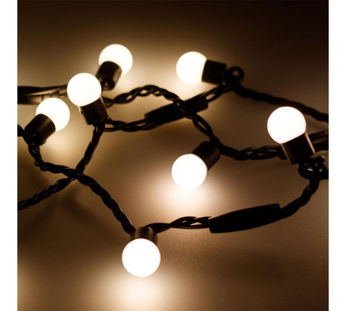 Светодиодная гирлянда Arlight ARD-Ball-Classic-D17.5-20000-Black-200LED Warm 025591