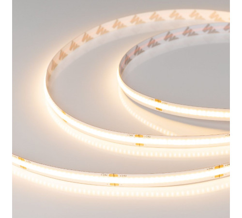 Светодиодная лента Arlight COB-X378-8mm 24V Warm3000 (11 W/m, IP20, 5m) 031883(3)