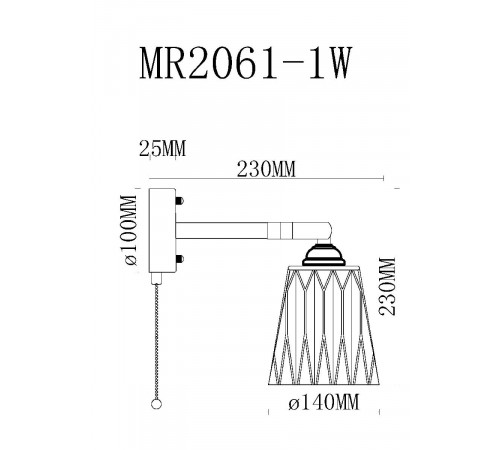 Спот MyFar Natalie MR2061-1W