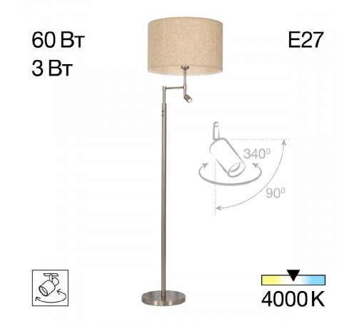 Торшер Citilux Duplet CL801021