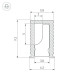 Алюминиевый профиль Arlight SL-MINI-6-H9-2000 ANOD OLIVE GREY 038203