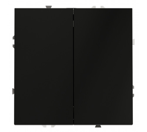 Выключатель двухклавишный Voltum S70 VLS020108
