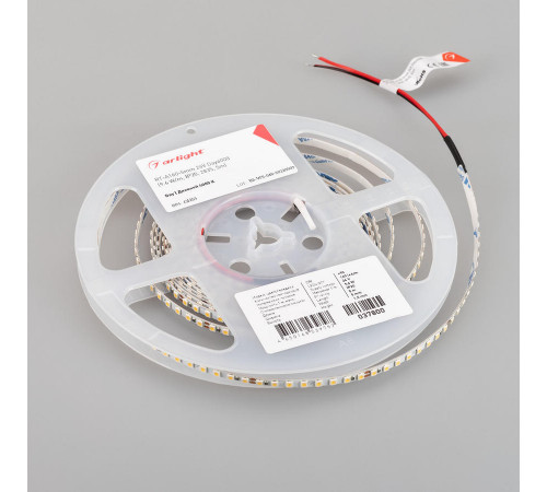 Светодиодная лента Arlight RT-A160-5mm 24V Day4000 (9.6 W/m, IP20, 2835, 5m) 037800