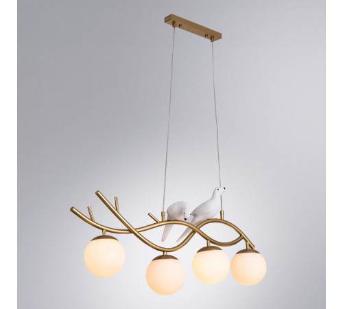 Подвесная люстра Arte Lamp Eltanin A3422SP-4GO