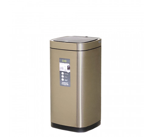 Мусорное ведро сенсорное EKO, 40 литр, золотая шампань (EK9252RP-40L-CG) перезаряжаемое