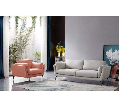 Набор мягкой мебели AMSTERDAM 5176 beige+coral