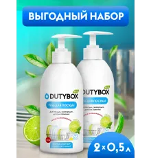 Средство для мытья посуды 2 х 500 мл. Аромат лайм-мята.