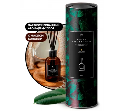Парфюмированный аромадиффузор "Milana deep green" 100 мл