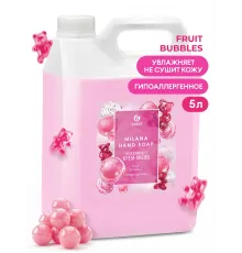 Крем-мыло жидкое увлажняющее "Milana fruit bubbles"  (канистра 5 кг)