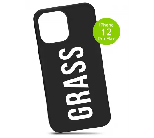 Чехол черный GRASS iPhone 12 Pro Max