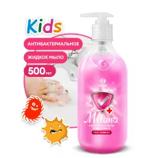 Мыло жидкое антибактериальное "Milana Kids Fruit bubbles" (флакон 500мл)