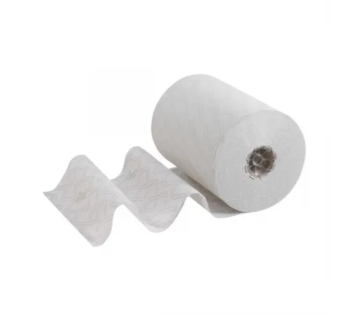 Бумажные полотенца Kimberly-Clark  в рулонах Scott® Essential SlimRoll белые однослойные (6 рулонов х 190 метров)