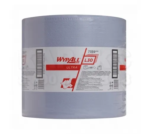 Протирочные салфетки WYPALL Wypall L30 ultra - Большой рулон / Синий
