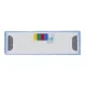 Моп TTS Microblue Uni System, c держателями, микрофибра, 40 см.