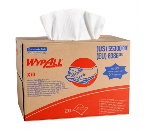 Салфетки WYPALL Wypall X70 - Упаковка BRAG* Box / Белый